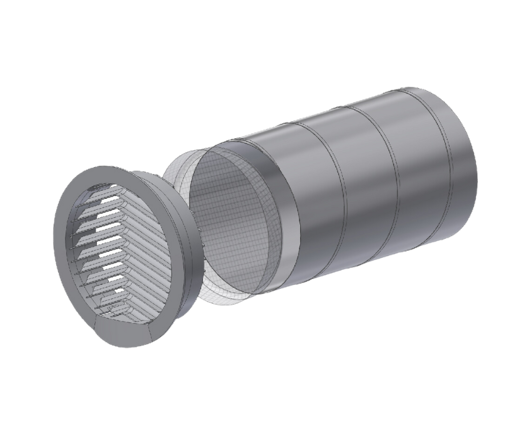 Fågelnät för Boomerain® fasadgaller