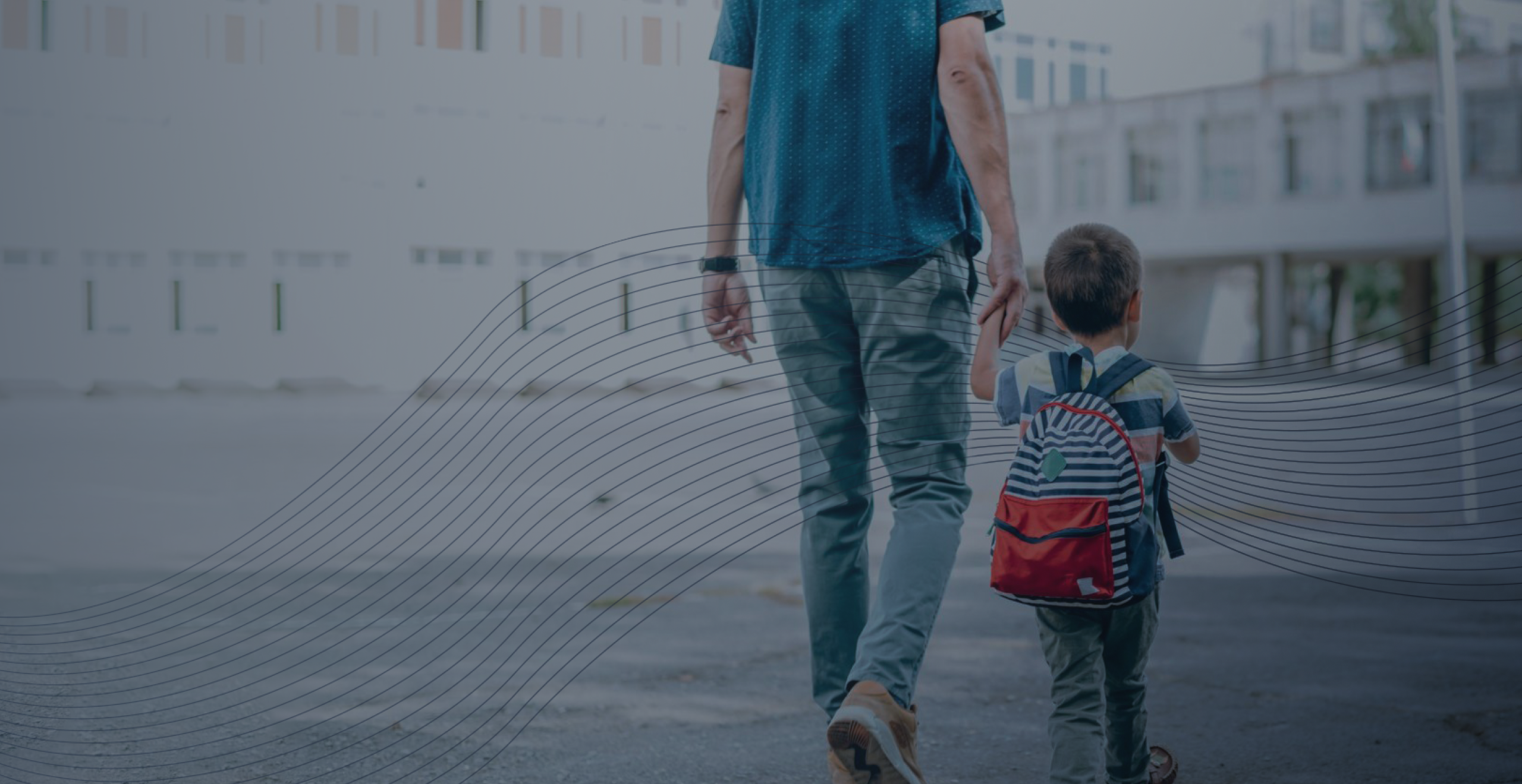 Komfortventilation för skolor - Far och son på väg till skolan - nu med bättre inomhusklimat i klassrummen