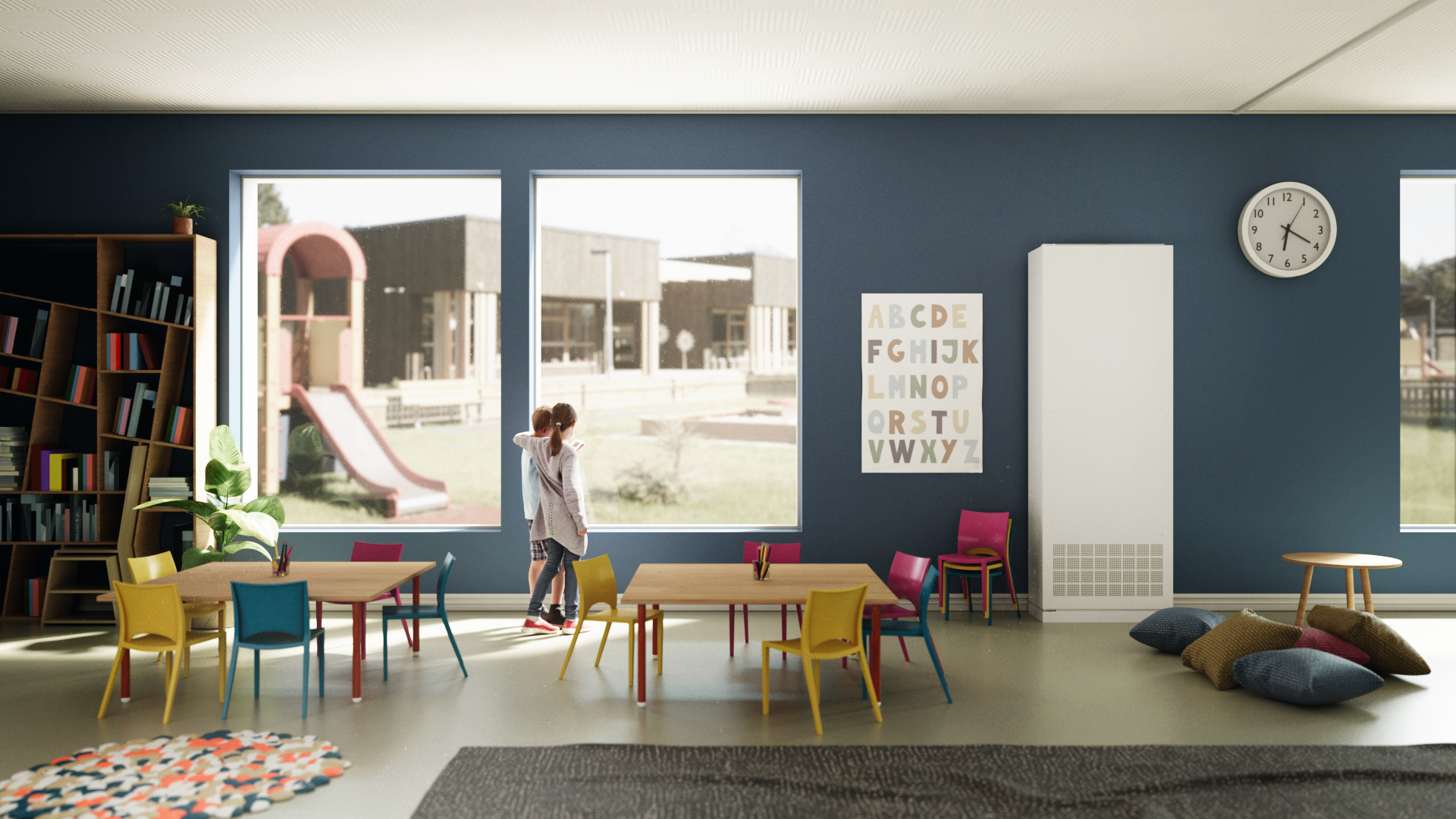 Golvstående
ventilationsaggregat